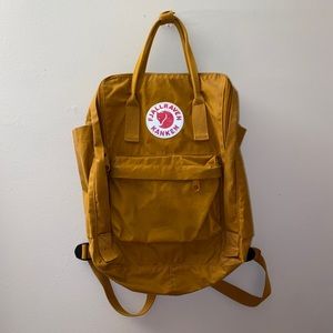 Fjallraven Kanken Mustard Yellow Backpack